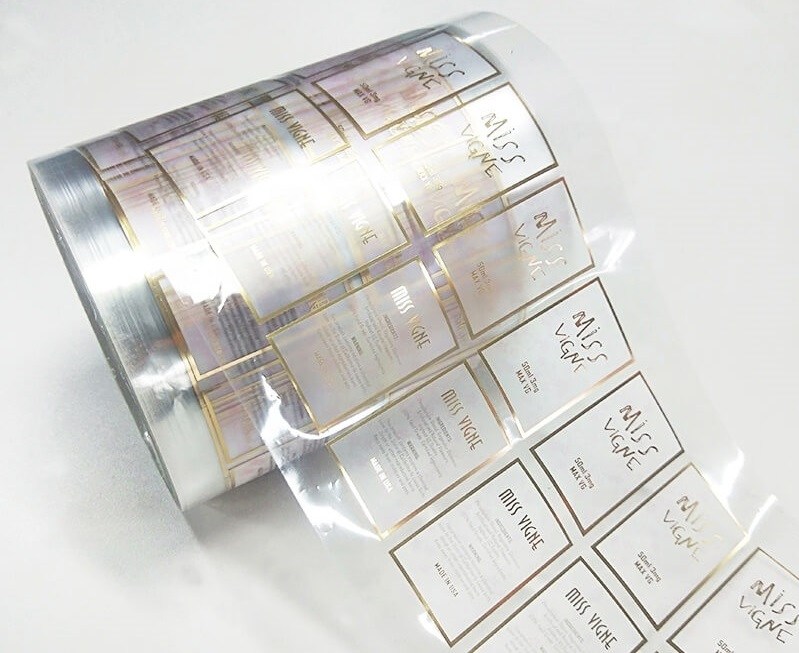 Печать прозрачных этикеток