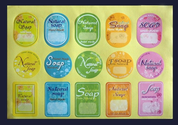 Этикетки для мыла