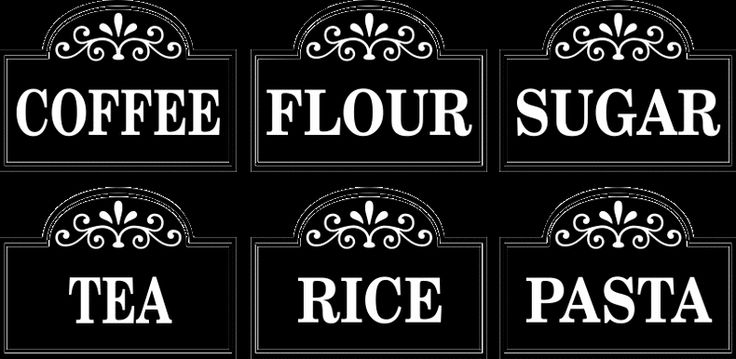 Этикетки для чая и кофе